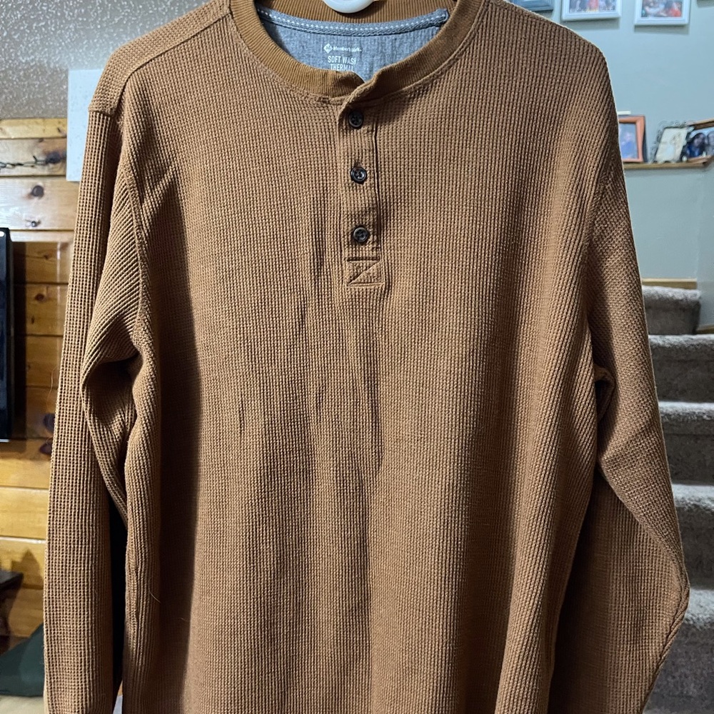 Men’s Members Mark soft wash thermal sz XL